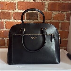 Kate Spade Black Satchel Dome-Shaped Bag